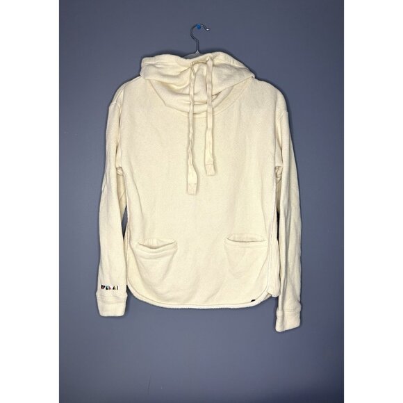 Buckle Roxy Counting Stars Sweatshirt Size L Metro Heather Cream Soft Comfy Cute - Picture 2 of 15